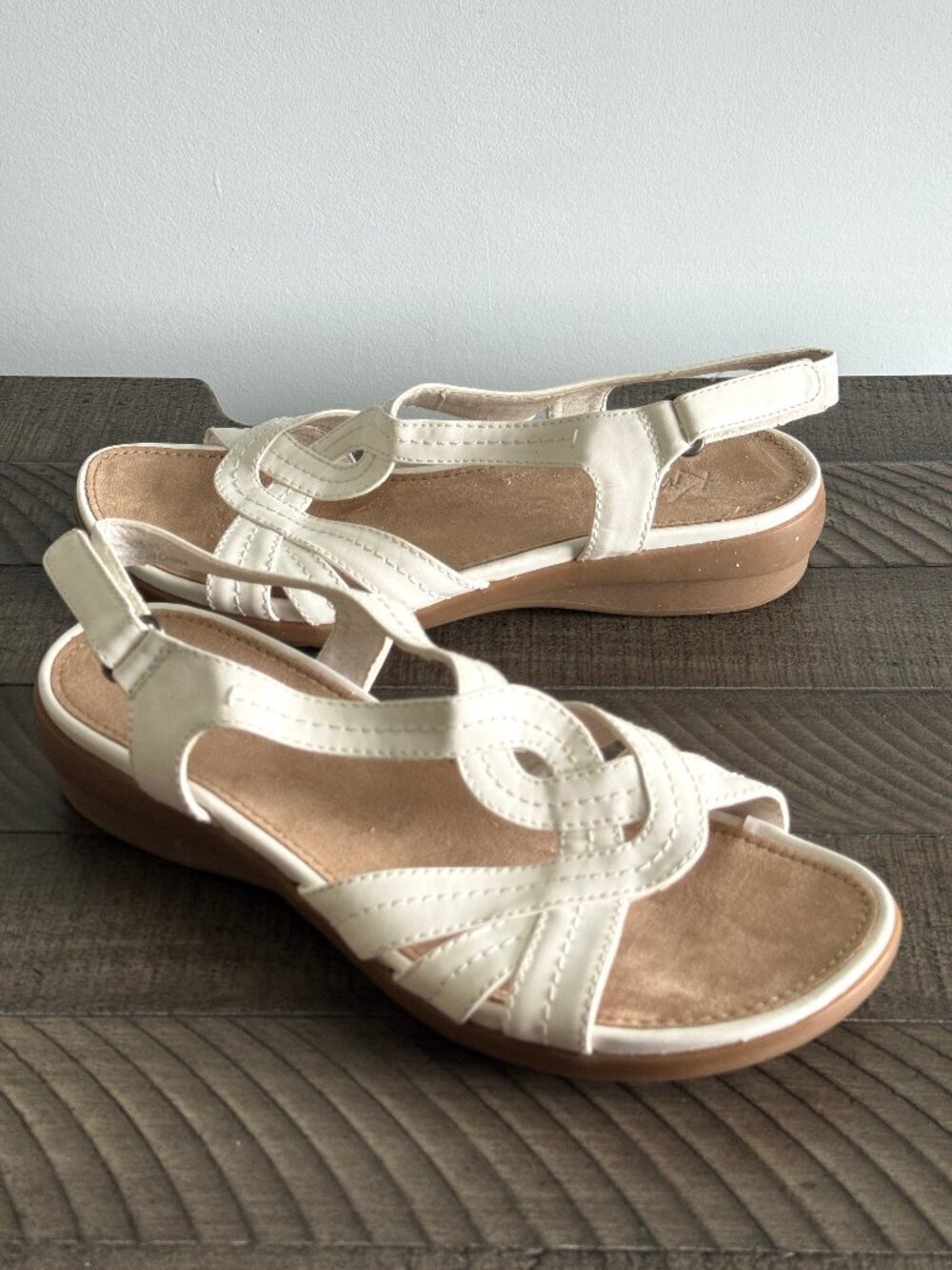 Kim Rogers Women's White Sandals Women's Size 7 M